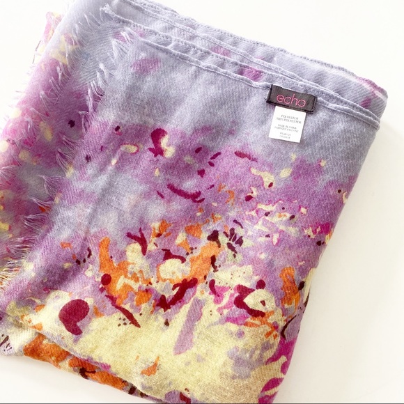 Echo Floral Large Scarf - Picture 2 of 3